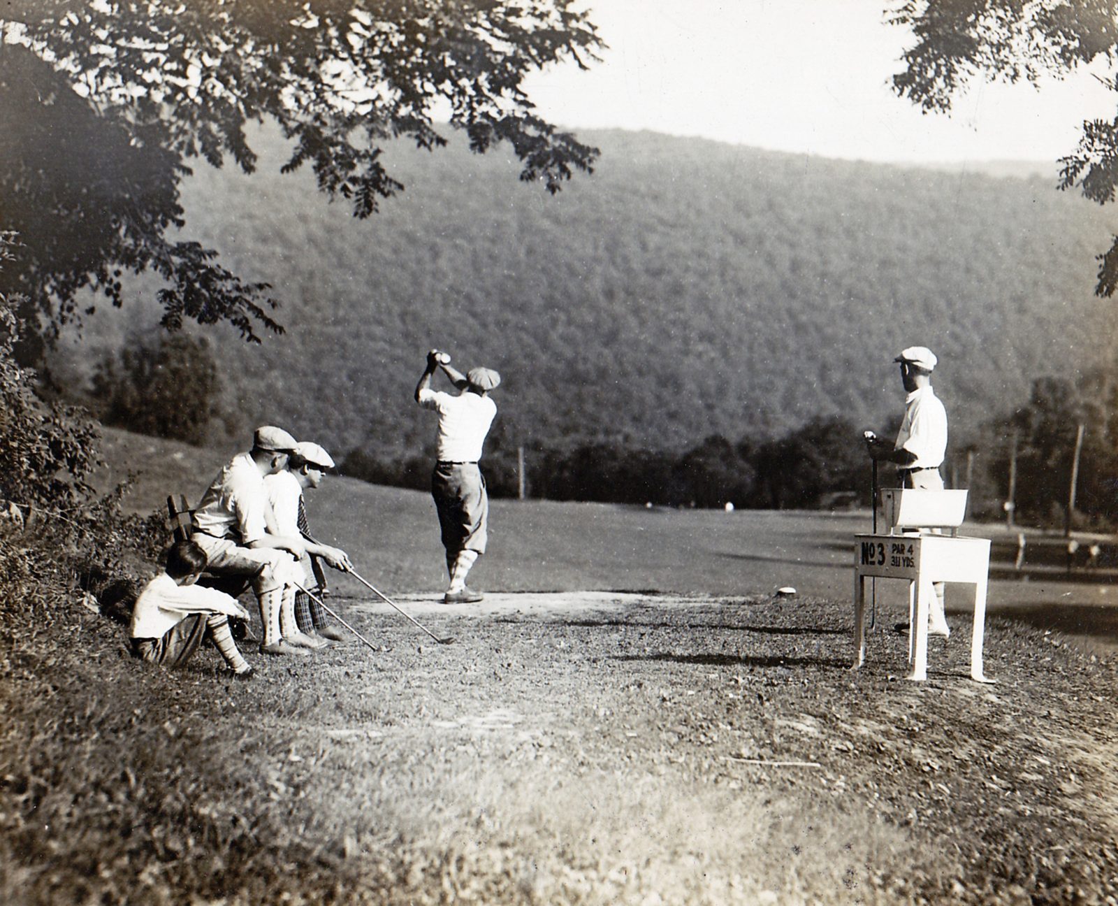 No. 3 fairway, par 4, 311 yards