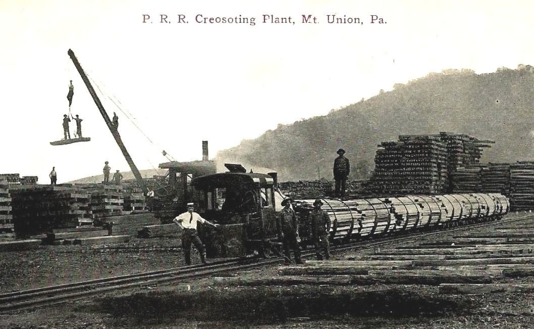 Pennsylvania Railroad creosoting plant