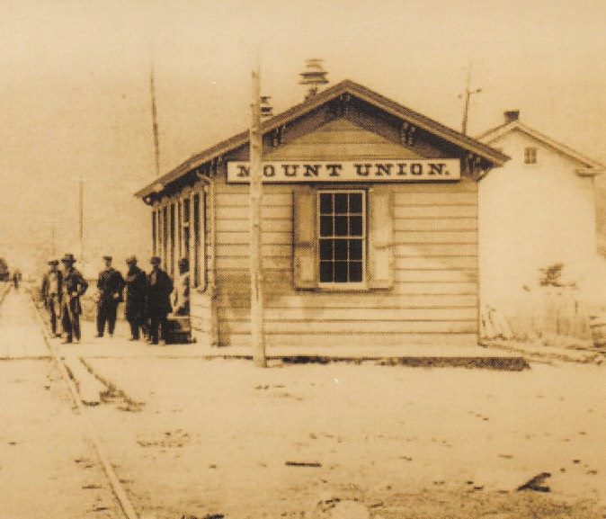 PRR Depot, 1900s &mdash; near the Freight Station's Pennsylvania Ave. & Washington St. corner