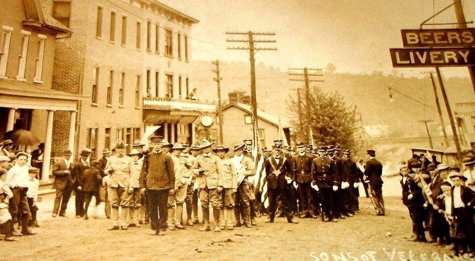 Sons of Veterans group, Jefferson Street